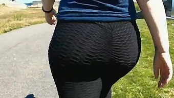 Outdoor Adventure With Mature Milf In Leggings