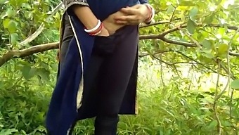 Amateur Indian Couple Enjoys Outdoor Public Sex With Mother-In-Law