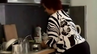 Voluptuous Granny Bbw Gets Penetrated In The Culinary Room