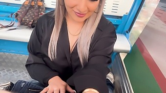Latina Stepbrother And Best Friend Have A Threesome On A Cable Car