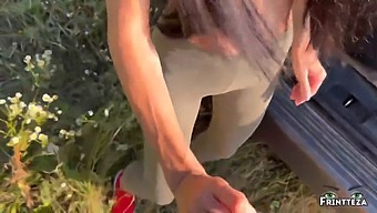 Pretty Girl Gets Cum In Her Ass During A Public Pickup