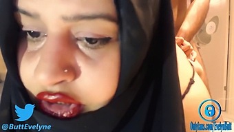 A Woman In A Hijab Gets Her Anal Punished For Her Big Ass