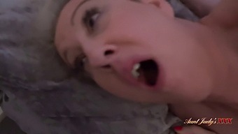 British Stepmom Maggie Moon Enjoys Hardcore Sex With Her Stepson