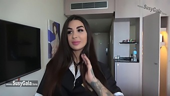 Blonde Bombshell Susy Gala In Intense Room Service Encounter