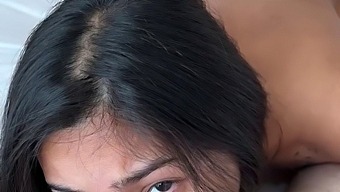 Asian Amateur Gets Face Fucked And Cumshot On Her Body