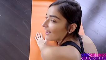 Stepsisters' Yoga Pants Torn In Hidden Camera Video