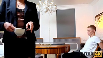 Over 50 Teacher Janine Hard'S Passionate Encounter With Student Martin Spell In Hd