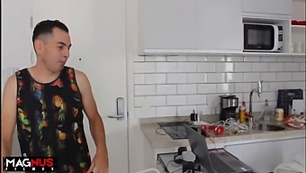 A Latina Woman Engages In Sexual Intercourse With Her Romantic Partner