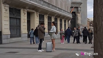 Nuria Millan, A Novice Spanish Beauty, Enjoys Selecting Strangers On The Street For Intimate Encounters!