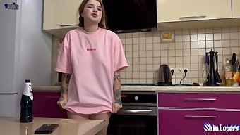 Two Men And A Mature Woman In A Russian-Themed Erotic Encounter