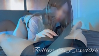 Hentai Video: Japanese Cowgirl Rides Big Natural Tits To Ecstasy