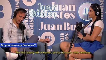 Juan Bustos Podcast Features Intense Vagina Penetration With Colombian Beauty Salome Gil