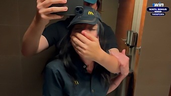 Eva Soda'S Extreme Public Bathroom Encounter With A Mcdonald'S Employee