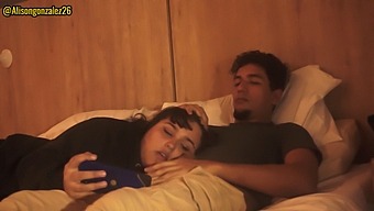 Intense Bbw Blowjob And Facial From Stepbrother During Movie