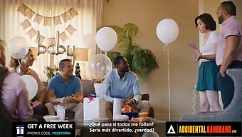 Unintentional Group Sex: Casey Calvert Gets Double Penetrated To Pass Time With French Subtitles