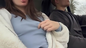 Christmas-Themed Hardcore Sex Scene With A Beautiful Brunette And Her Lover.