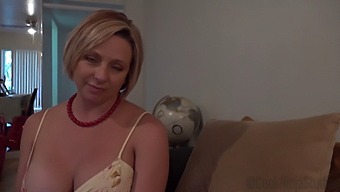 Brianna Beach Is A Blonde Milf With Big Boobs And She Has A Hot Scene With Her Step Son.