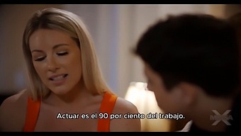 Beautiful Stepdaughter And Stepsister In A Hot Family Scene In Spanish.